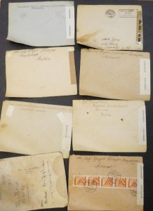 EDW1949SELL : AUSTRIA Collection of 33 Air Mail Censored covers to USA.