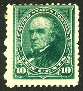 U.S. #258 MINT OG HR THIN