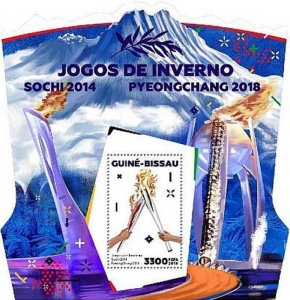 Guinea-Bissau - 2018 PyeongChang Olympics - Souvenir Sheet - GB18110b