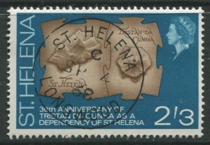 STAMP STATION PERTH St Helena #204 Tristan Da Cunha 30th Anniv. 1968 VFU