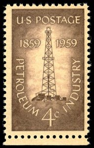 US Sc 1134 F-VF/MNH - 1959 4¢ Petroleum Industry