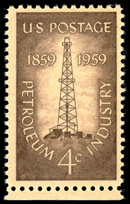 US Sc 1134 F-VF/MNH - 1959 4¢ Petroleum Industry