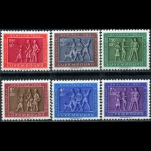 LUXEMBOURG 1953 - Scott# B174-9 Traditions Set of 6 LH