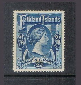 Falkland Islands 1898 QV 2s6 Sc 20 MH