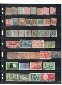 CUBA COLLECTION ON STOCK SHEET MINT/USED