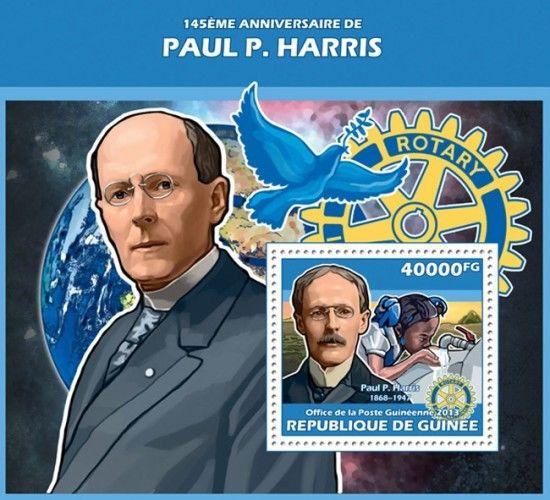 Paul Harris Rotary Club Guinea MNH stamp set