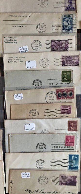 1930s FDC 31 DIFF ( NO CACHET )