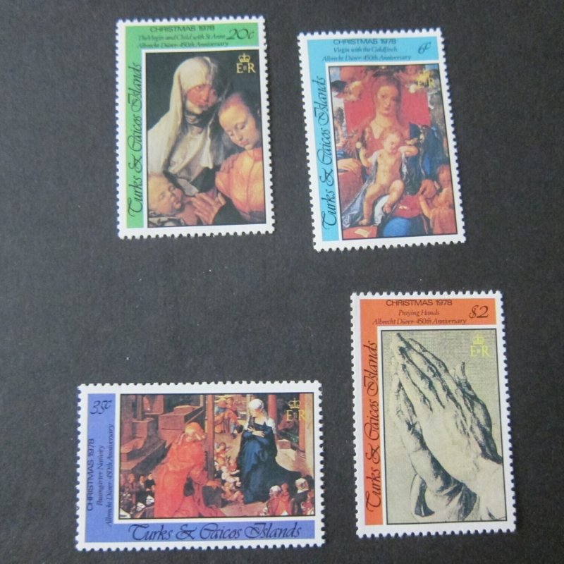 Turks & Caicos Islands 1978 Sc 375-8 Christmas Religion set MNH