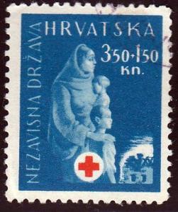 Croatia #B44 Mother and Children, used. HM