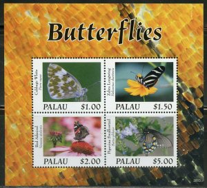 PALAU 2020  BUTTERFLIES SET OF TWO  SHEETS MINT NH 