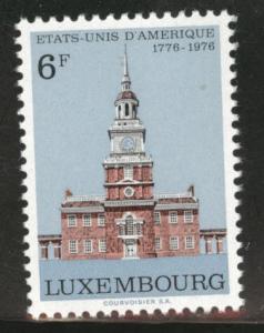 Luxembourg Scott 587 MNH** 1976 American Bicentennial stamp