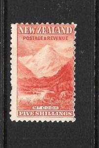 NEW ZEALAND 1898-06  5/-  PICTORIAL  MH    P11   SG 270   CP E21b