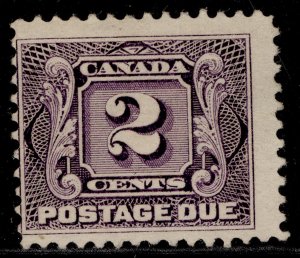 CANADA EDVII SG D3, 2c dull violet, UNUSED. Cat £38.