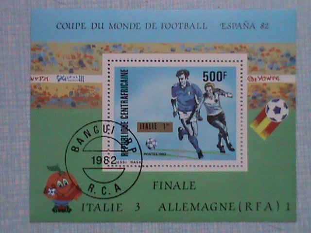 1982 CENTRAL AFRICAN EMPIRE: SPAIN FOOTBALL ESPANA' 82 S/S