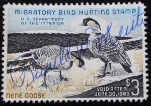 U.S. Used Stamp Scott #RW31 $3 Federal Duck Hunting, Superb. A Gem!