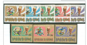 Burundi #455-459/C196-C198 Mint (NH) Single (Complete Set) (Soccer) (Sports)