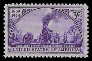 PCBstamps   US # 922 3c Transcontinental Railroad, MNH, (17)