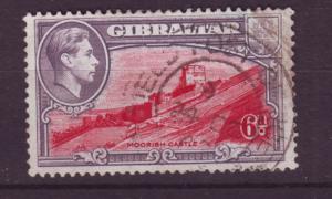 J19577 Jlstamps 1938-49 gibraltar used #113 king/ships