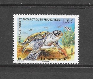 FRENCH SOUTHERN ANTARCTIC TERRITORY #511 TURTLE MNH