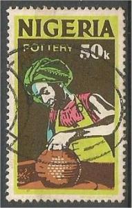 NIGERIA, 1973, used 50k, Pottery, Scott 305