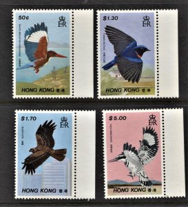 STAMP STATION PERTH - Hong Kong #519-522 Indigenous Birds Set of 4 MNH