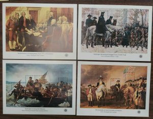 US #1686-9, 1976 Bicentennial S/S, 10 sets of 4, issued 45+ years ago Scott $170