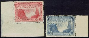 RHODESIA 1905 VICTORIA FALLS 1D AND 21/2D */**