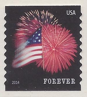 #4854 (49c Forever) Star Spangled Banner Coil Single 2014...