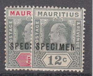 Mauritius 141, 144 specimens