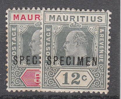 Mauritius 141, 144 specimens