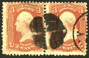 U.S. #65A USED PAIR