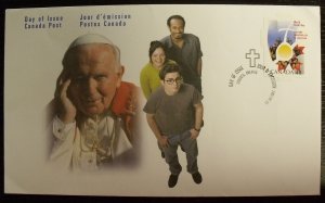 F97   CANADA   FDC # 1957     World Youth Day