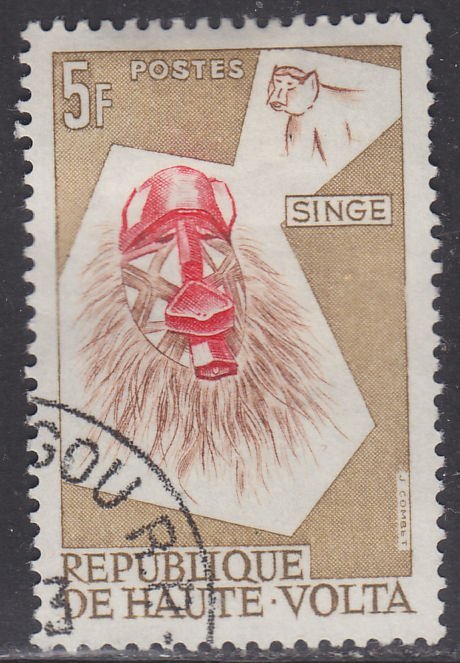 Burkina Faso 77 Monkey Mask 1960