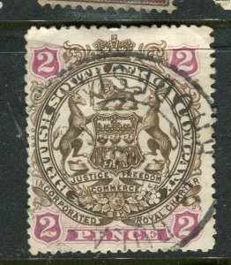 RHODESIA; 1890s early classic Springbok issue fine used 2d. value fair Postmark