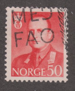 Norway 411 King Olav V 1962