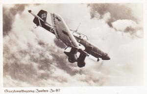 JUNKERS JU 87 - WW2 VINTAGE GERMAN LUFTWAFFE PHOTO POSTCARD