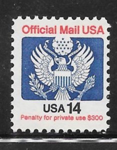 #O129A MNH Official Single.