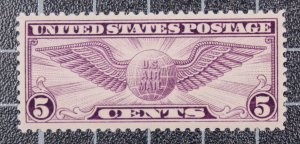 Scott C16 5 Cents winged Globe MNH Nice Stamp SCV $8.50 