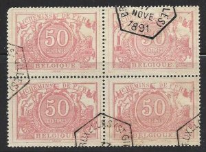 BELGIUM Q12 BLOCK 4 USED SUPERB