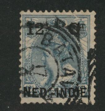 Netherlands Indies  Scott 32 used 1900 Surcharged