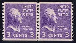 Scott #842 Pair, Mint, OG, NH, 2007 PSE  Graded Superb 98