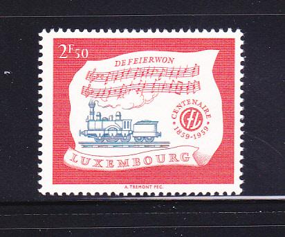 Luxembourg 356 Set MNH Trains, Locomotive (A)