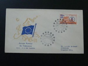 Europa 1959 Council of Europe FDC Turkey 68822