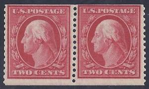 Scott #353 Mint pair LH OG F-VF