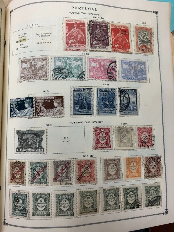 INTERNATIONAL COLLECTION IN SCOTT ALBUM – PORTUGAL TO RUSSIA – 423335