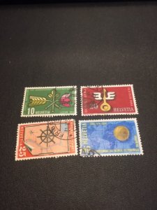 Switzerland 347-350 used
