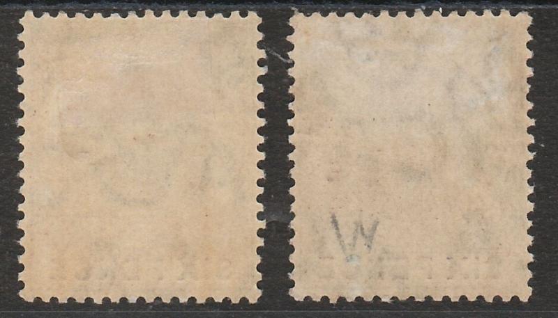 GIBRALTAR 1904 KEVII 6D BOTH PAPERS WMK MULTI CROWN CA