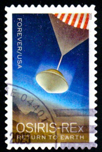 New-2023 - (66c) - Osiris-Rex - NASA 7 year mission - Used Single - Off Paper