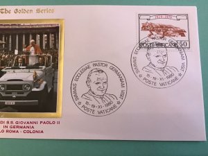 Vatican The Golden Series   Pope John Paul II 1980  Stamp Cover R42798