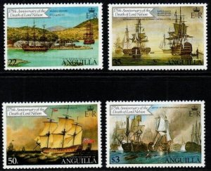 ANGUILLA SG449/52 1981 175TH ANNIV OF LORD NELSON MNH